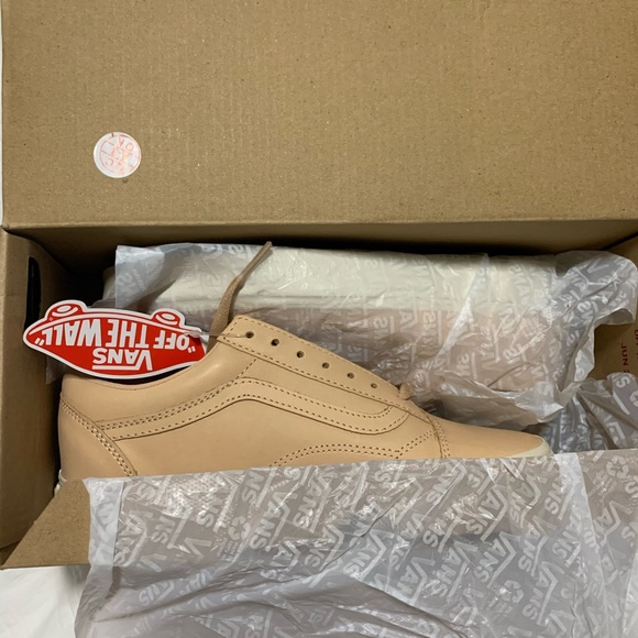 VANS tan leather Old Skool DX. Size 5.5 - Picture 8 of 9